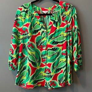 Crown & Ivy cherries top. Size medium